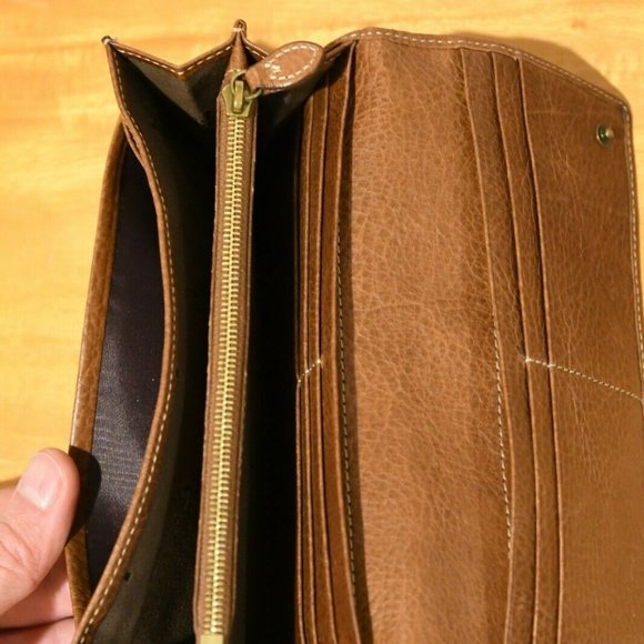 MULBERRY Continental Plaque Wallet--Oak Veg Tan - Picture 6 of 8
